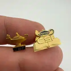 CSF Lamp Lapel Pins - California Scholarship Federation - Left Pin 1/10 10K