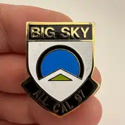 BIG SKY ALL CAL 97 Pin Brooch - marks / scuff / dings