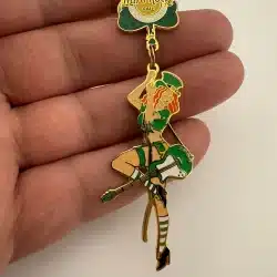 Hard Rock Cafe SAN FRANCISCO Pin - 2006 ST. PATRICK'S DAY Dangling Girl - LE100