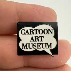 Cartoon Art Museum Lapel Hat Pin - 3/4" Width - San Francisco Museum