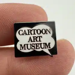 Cartoon Art Museum Lapel Hat Pin - 5/8" Width - San Francisco Museum