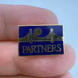 Partners Logo Lapel Hat Pin - Golden Gate Bridge?