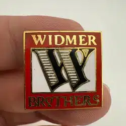 Widmer Brothers Logo Lapel Hat Pin - Thick Lettering Version - China