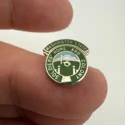 Washington State Soldiers' Home And Colony Pin Brooch