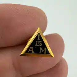 IAM International Association of Machinists 15 Year Screwback Pin - 1/10 GF