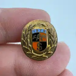 Unknown 1978 JC PF AS Crest Logo Pin