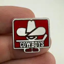 Vintage WHA Calgary Cowboys Hockey Team Pin