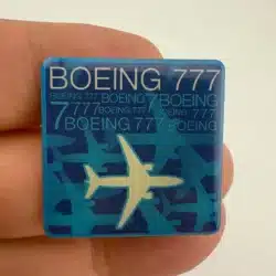 Boeing 777 Lapel Hat Pin - Light Scuff Marks