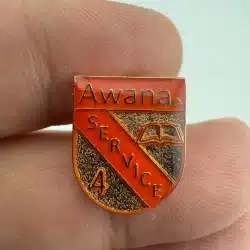 Awana 4 Year Leadership Service Award Pin