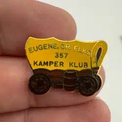 BPOE Eugene Oregon Elks 357 Kamper Klub Wagon Pin