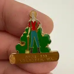 BPOE Aberdeen Washington Elks 593 Lumberjack Pin