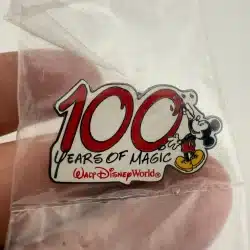 Walt Disney World 100 YEARS OF MAGIC Mickey Mouse Painting Pin