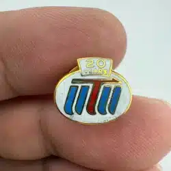 UTU United Transportation Union 20 Year Lapel Hat Pin