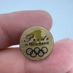 Pride in Performance USPS Olympic Games Hat Lapel Pin *read description*
