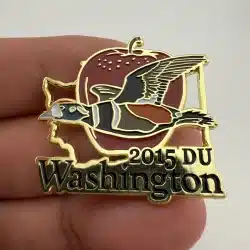 2015 Ducks Unlimited Washington State Lapel Hat Pin