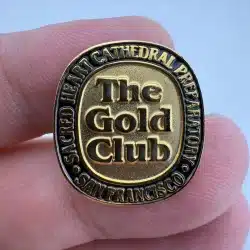 Sacred Heart Cathedral Preparatory The Gold Club Tie Tack Pin - San Francisco