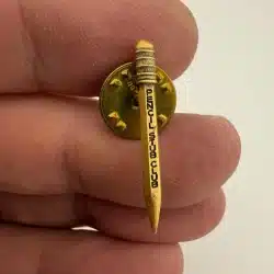 Pencil Stub Club Lapel Hat Pin