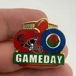 2006 ROSE BOWL GAME FOOTBALL PIN - USC TROJANS GAMEDAY PIN