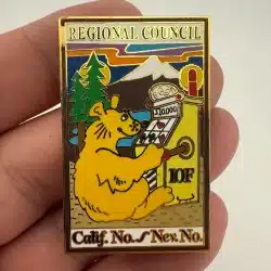 IOF Independent Order of Foresters California Nevada Regional Council Bear Pin