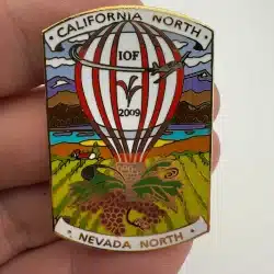 IOF Independent Order of Foresters California Nevada North Hot Air Balloon Pin