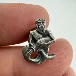 Zodiac Aquarius Water Bearer Tie Tack Pin - Sterling Silver - By Anson
