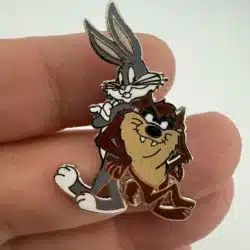 Warner Bros Bugs Bunny And Taz Tasmanian Devil Looney Tunes Pin 1997