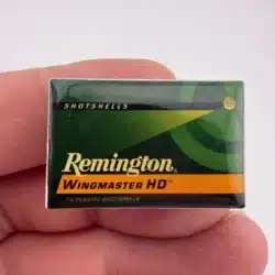 REMINGTON WINGMASTER HD 10 PLASTIC SHOTSHELLS ADVERTISEMENT PIN *read full desc*