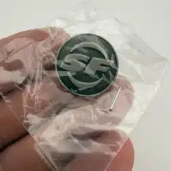 SF SureFire Logo Pin - Firearm Accessory Dealer Promo Item