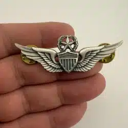 Vintage US Army Master Aviator Pilot Wings Badge - N.S. Meyer 22M