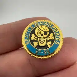 1997-1998 SEATTLE SEAFAIR PIRATES Lapel Hat Pin - hydroplane racing