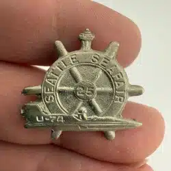 Seattle Seafair 1975 25th Anniversary Hydroplane Lapel Pin