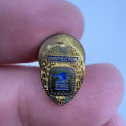 USPS United States Postal Service Inspector Mini Badge Pin - *VERY TINY PIN*
