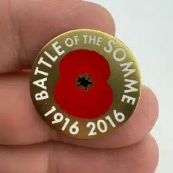 WWI Battle Of The Somme 1916-2016 100 Year Anniversary Lapel Hat Pin