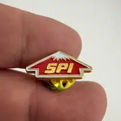 Unknown SPI Mountain Up Arrow Lapel Hat Pin
