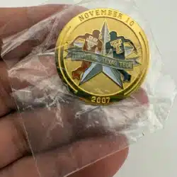 UT Texas Longhorns vs. Texas Tech 2007 Pin