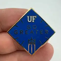 UF University of Florida Go Greater Campaign Pin *marks*
