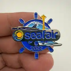 2022 Seattle Seafair Pin with Blue Angel, Space Needle, Hydroplane, and more