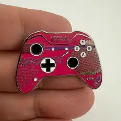 Gaming For Everyone Pink Controller Lapel Hat Pin