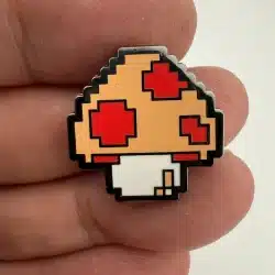 2021 Nintendo X Pinny Arcade Super Mario Brothers Mushroom Pin