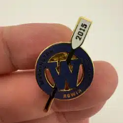 2015 University of Washington Huskies Rowing Steward Lapel Hat Pin