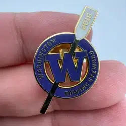 2016 University of Washington Huskies Rowing Steward Lapel Hat Pin