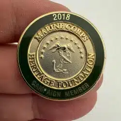 2018 Marine Corps Heritage Foundation Campaign Member Pin