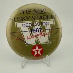 1987 University Of Washington Huskies Stadium I Was There 3.5" Pinback Button