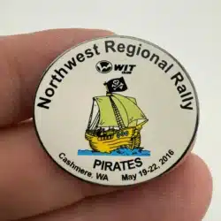 Northwest Regional Rally Pirates Pin - WIT Club - Cashmere, WA 2016