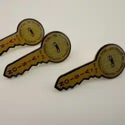 3 IOOF Odd Fellows and Rebekahs Visual Research Foundation Key To Vision Pins