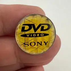 Sony DVD Video Promotional Lapel Hat Pin