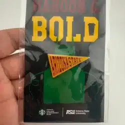 SCAP Starbucks College Achievement Plan Maroon & Bold Arizona State Pendant Pin