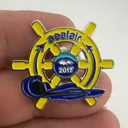 2017 Seattle Seafair Blue Angel and Hydroplane Lapel Hat Pin