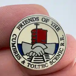 Friends of The Cumbres & Toltec Scenic Railroad Lapel Hat Pin