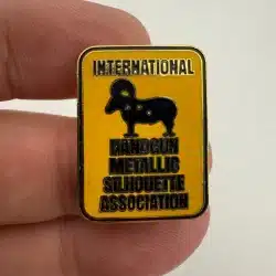 International Handgun Metallic Silhouette Association Lapel Pin